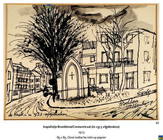 Kapelletje Broekhem/Cremerstraat (in 1973 afgebroken)